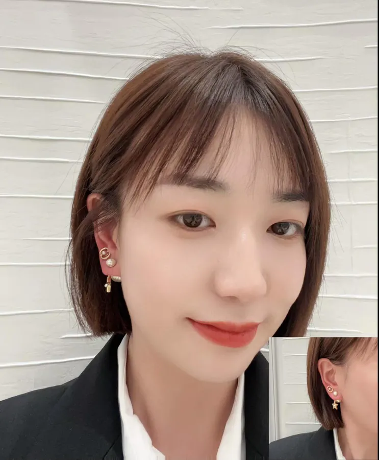 D!or 25 Star shaped Pearl Earrings