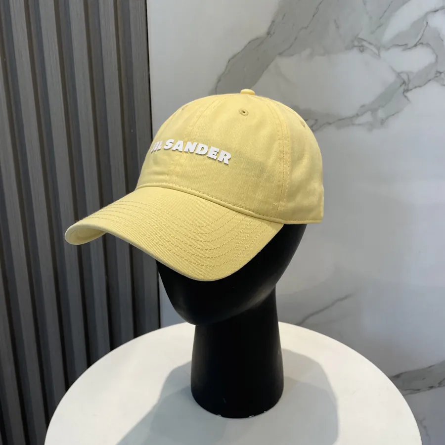 JIL SANDER New Baseball Cap, Letter Cotton Baseball Cap