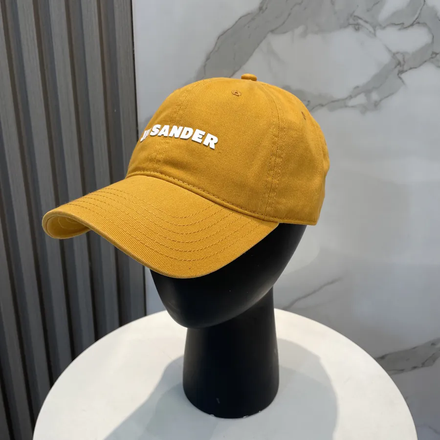 JIL SANDER New Baseball Cap, Letter Cotton Baseball Cap