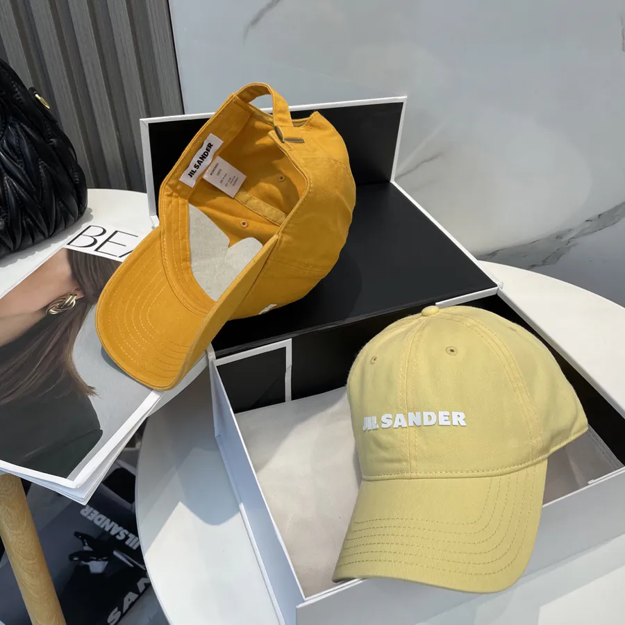JIL SANDER New Baseball Cap, Letter Cotton Baseball Cap