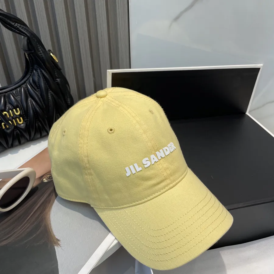 JIL SANDER New Baseball Cap, Letter Cotton Baseball Cap