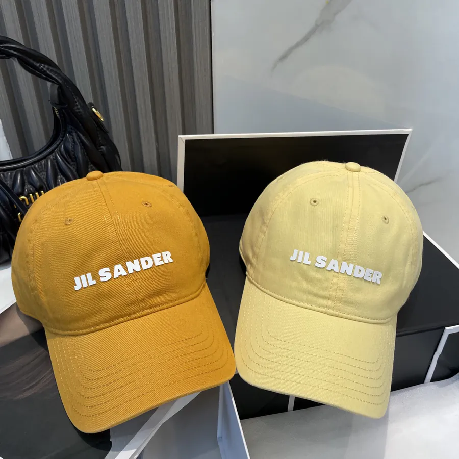 JIL SANDER New Baseball Cap, Letter Cotton Baseball Cap