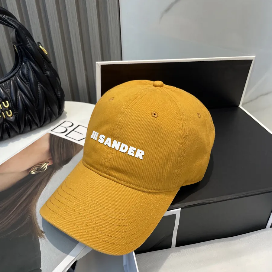 JIL SANDER New Baseball Cap, Letter Cotton Baseball Cap
