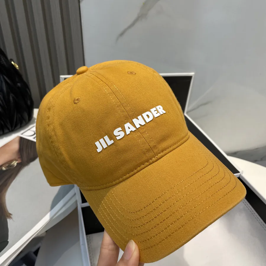 JIL SANDER New Baseball Cap, Letter Cotton Baseball Cap