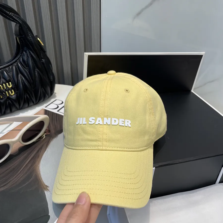 JIL SANDER New Baseball Cap, Letter Cotton Baseball Cap