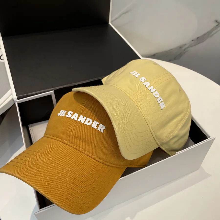 JIL SANDER New Baseball Cap, Letter Cotton Baseball Cap