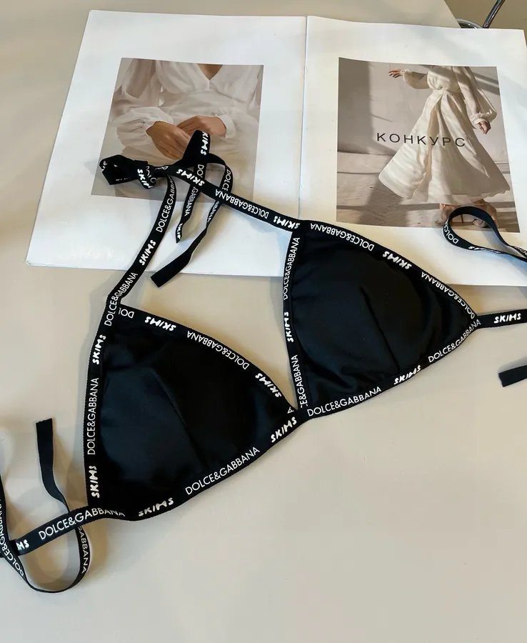 D&G New Split Strap Bag Black and White