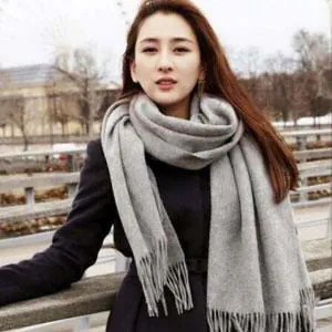 ACNE Light Water Pattern Cashmere Shawl