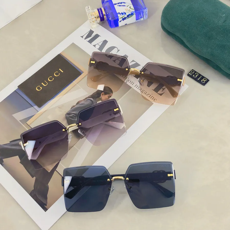 Gucc* New Ladies Sunglasses Trendy Casual Shades for Driving, Travel, and Vacation