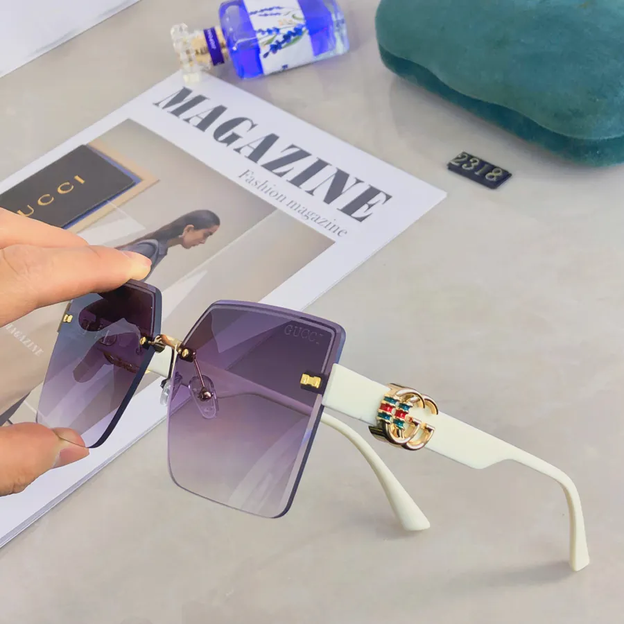 Gucc* New Ladies Sunglasses Trendy Casual Shades for Driving, Travel, and Vacation