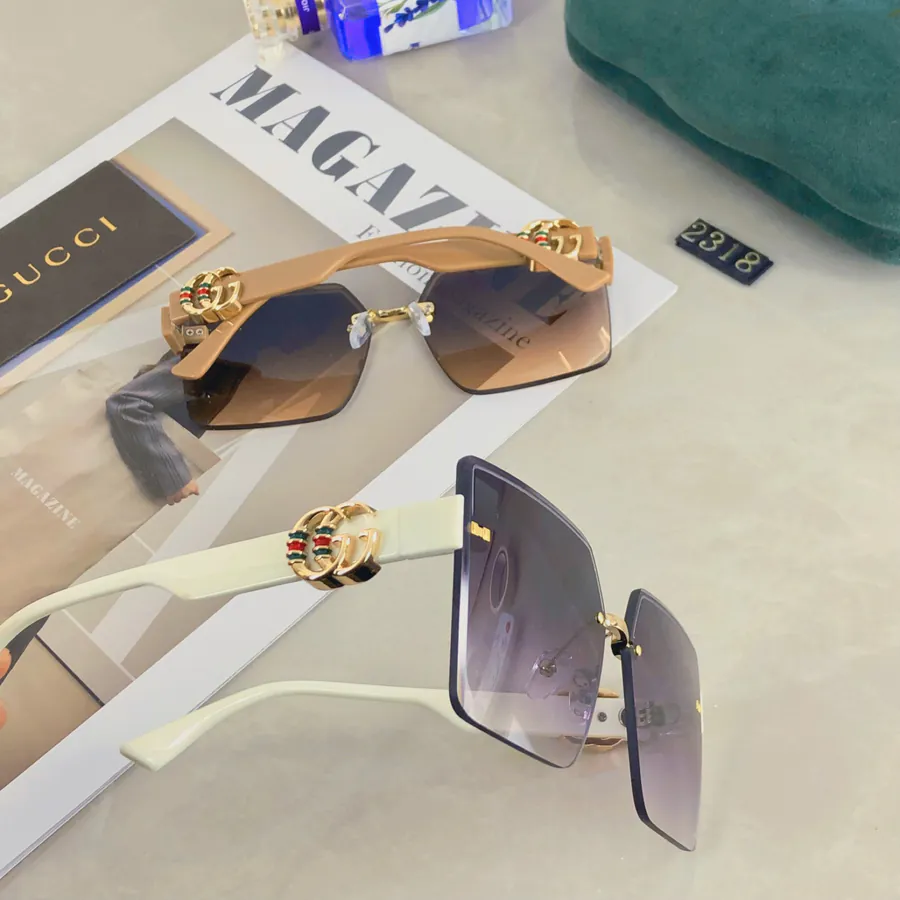Gucc* New Ladies Sunglasses Trendy Casual Shades for Driving, Travel, and Vacation