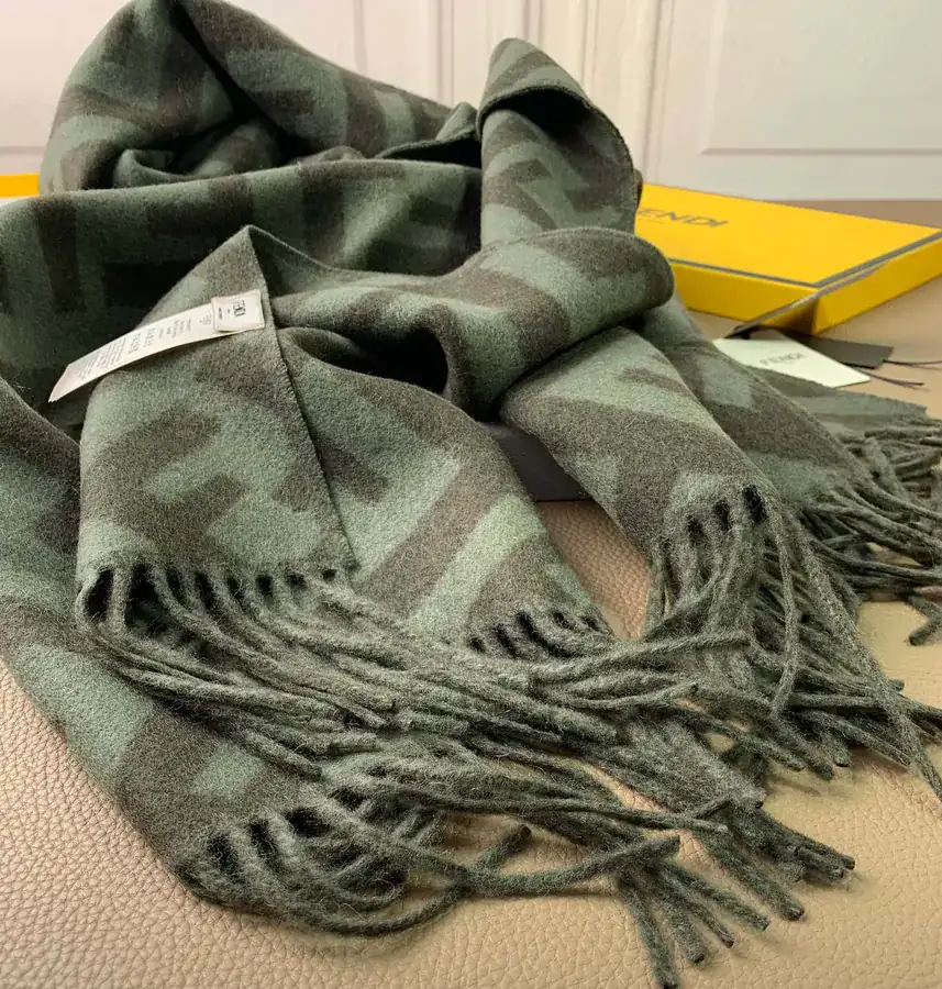 FF Bucket Scarf with Vintage Pattern