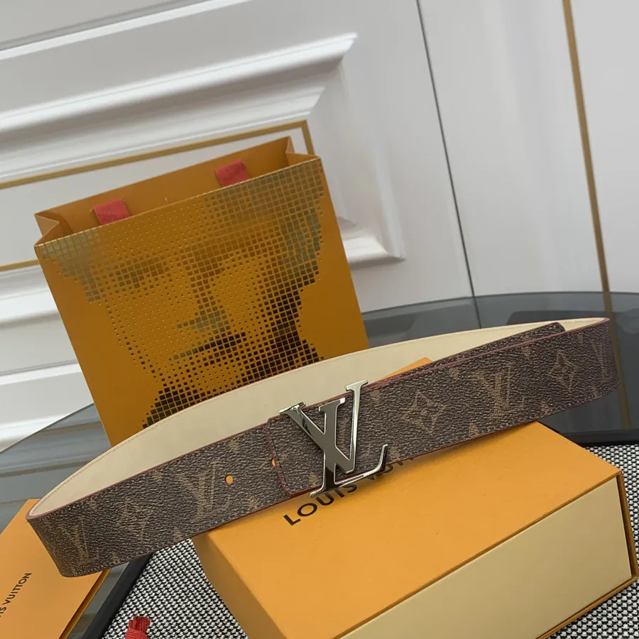 Pharrell Williams New Steamer Monogram Canvas Classic LV Initiales Double Strap Belt
