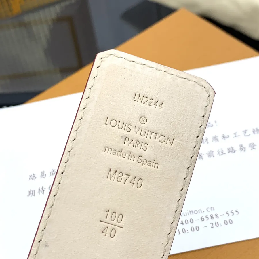 Pharrell Williams New Steamer Monogram Canvas Belt with LV Initiales