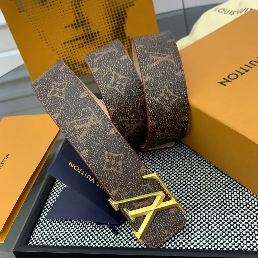 Pharrell Williams New Steamer Monogram Leather Belt