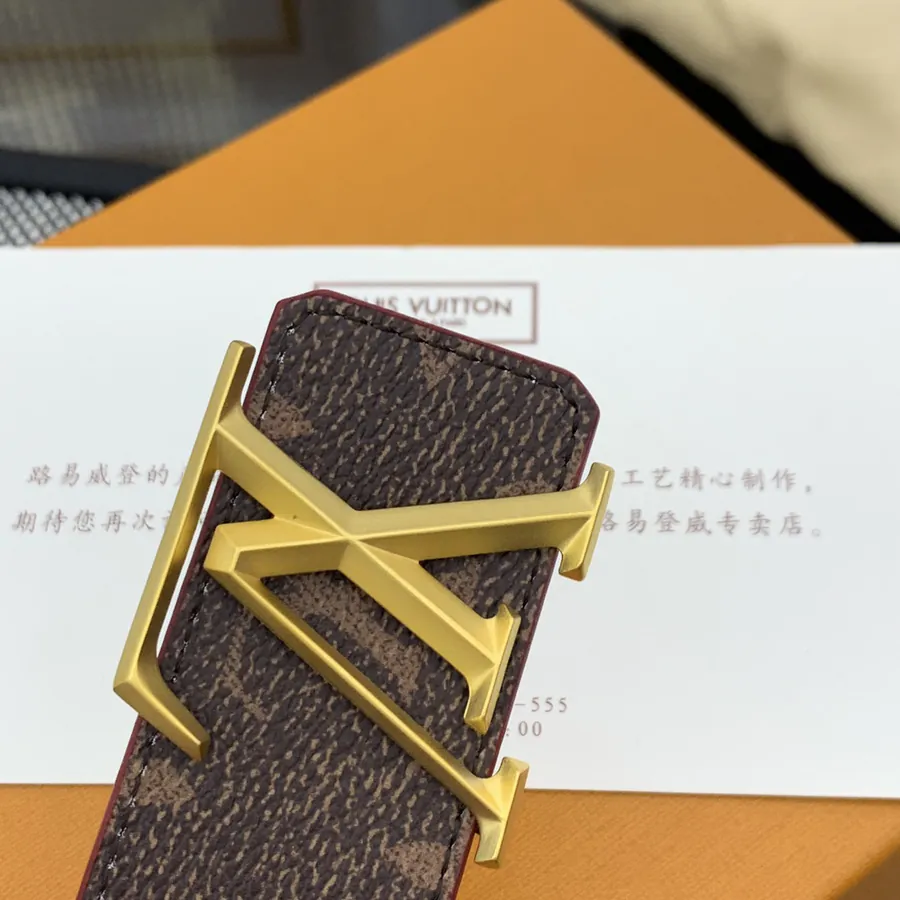 Pharrell Williams New Steamer Monogram Leather Belt