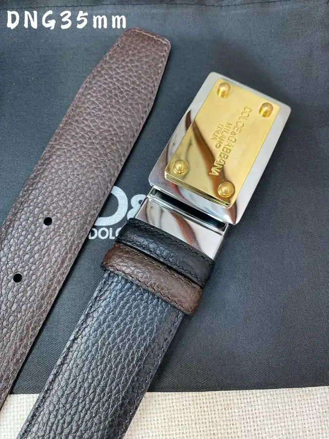 D&G Letter Logo Clasp Wallet in Double Calfskin