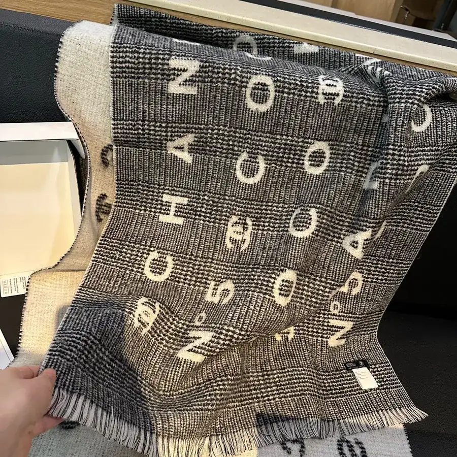 24Coco Series Scarf Elegant Two Tone Design