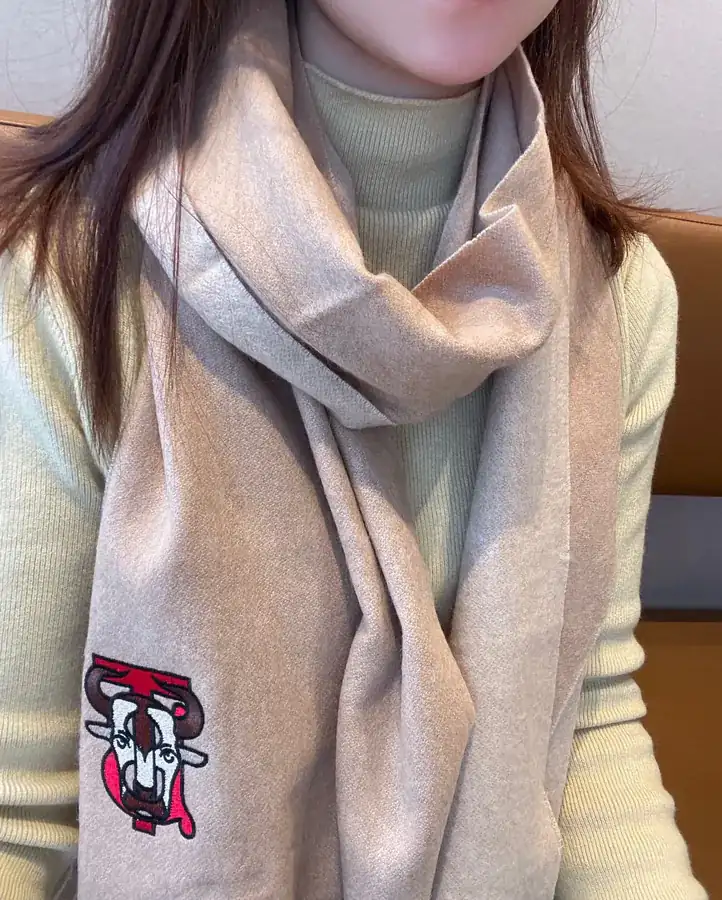 Family Exclusive · Double Sided Scarf with Unique Color Design