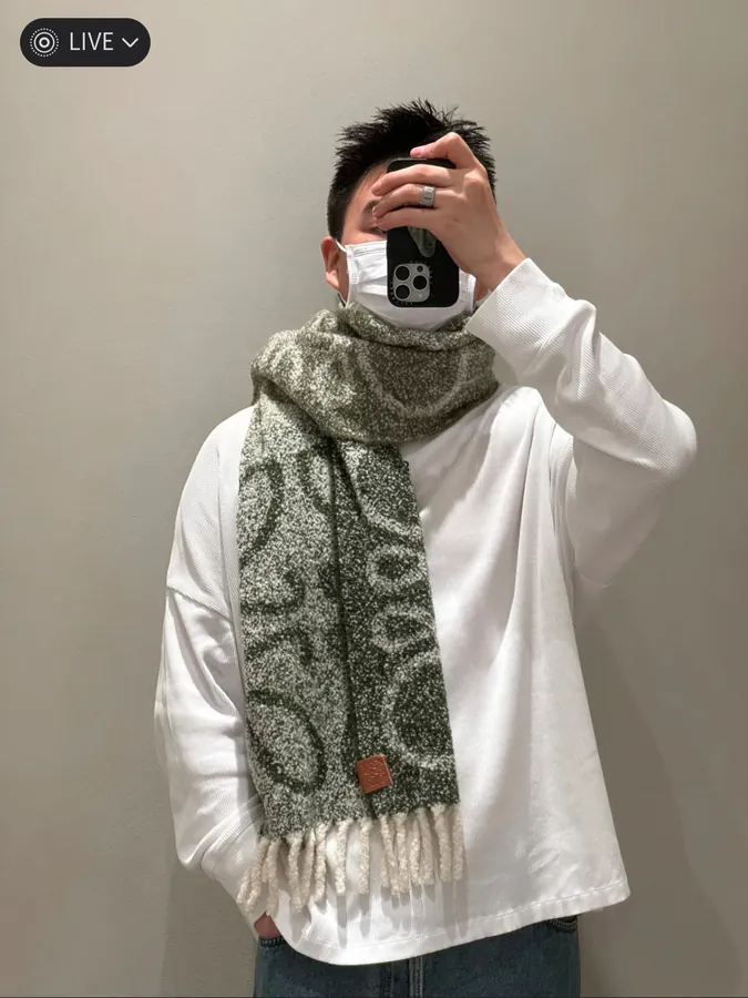 Ralph Lauren Classic Logo Style Scarf