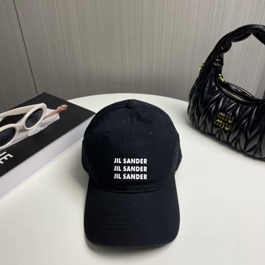 Jil Sander Baseball Cap with Lettering