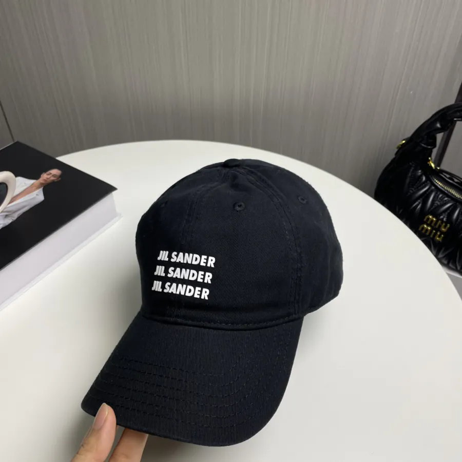 Jil Sander Baseball Cap with Lettering