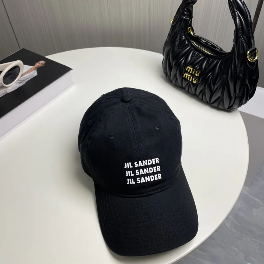 Jil Sander Baseball Cap with Lettering