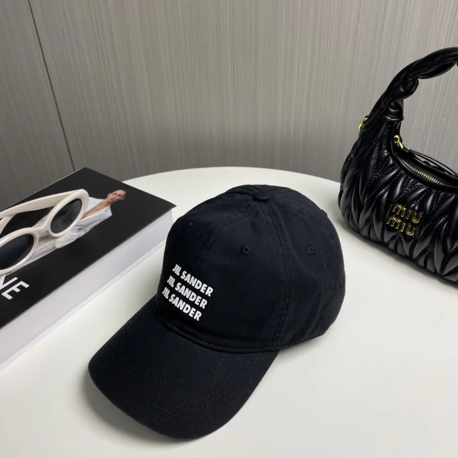Jil Sander Baseball Cap with Lettering