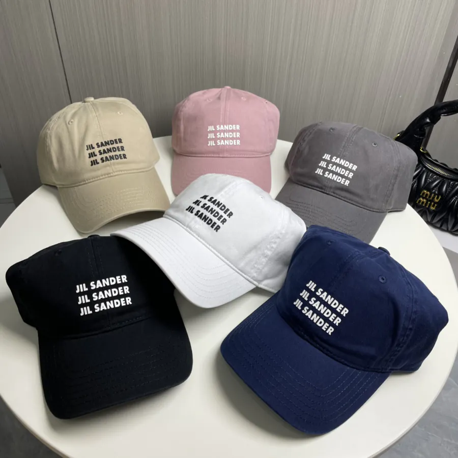 Jil Sander Baseball Cap with Lettering