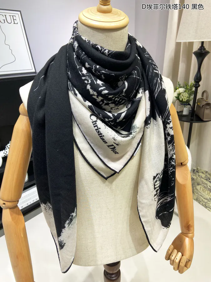 D House Eiffel Tower 140cm Square Scarf
