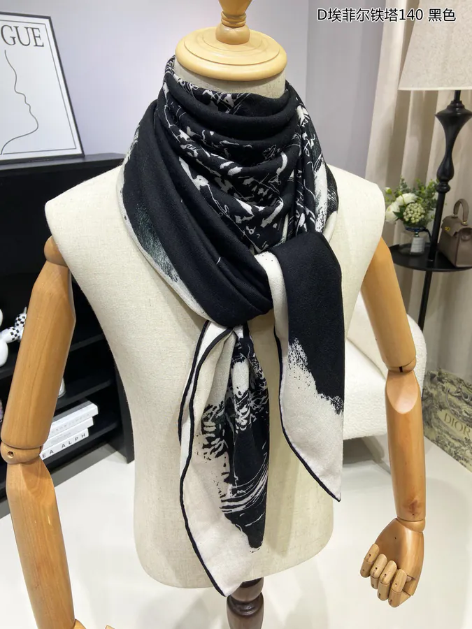 D House Eiffel Tower 140cm Square Scarf