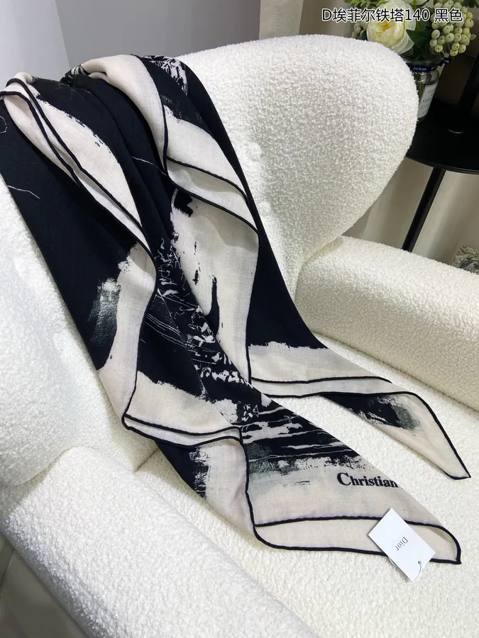 D House Eiffel Tower 140cm Square Scarf