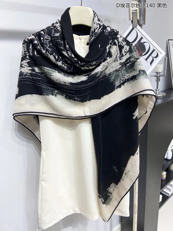 D House Eiffel Tower 140cm Square Scarf