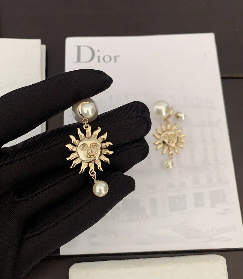 D*or Latest Pearl Smile Earrings