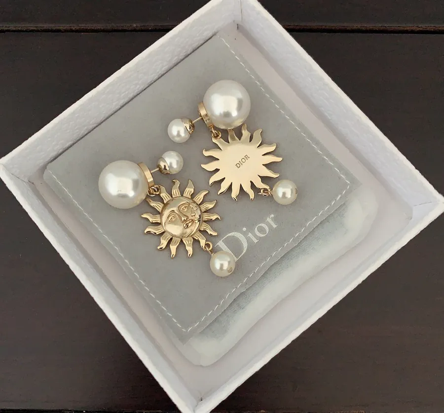 D*or Latest Pearl Smile Earrings