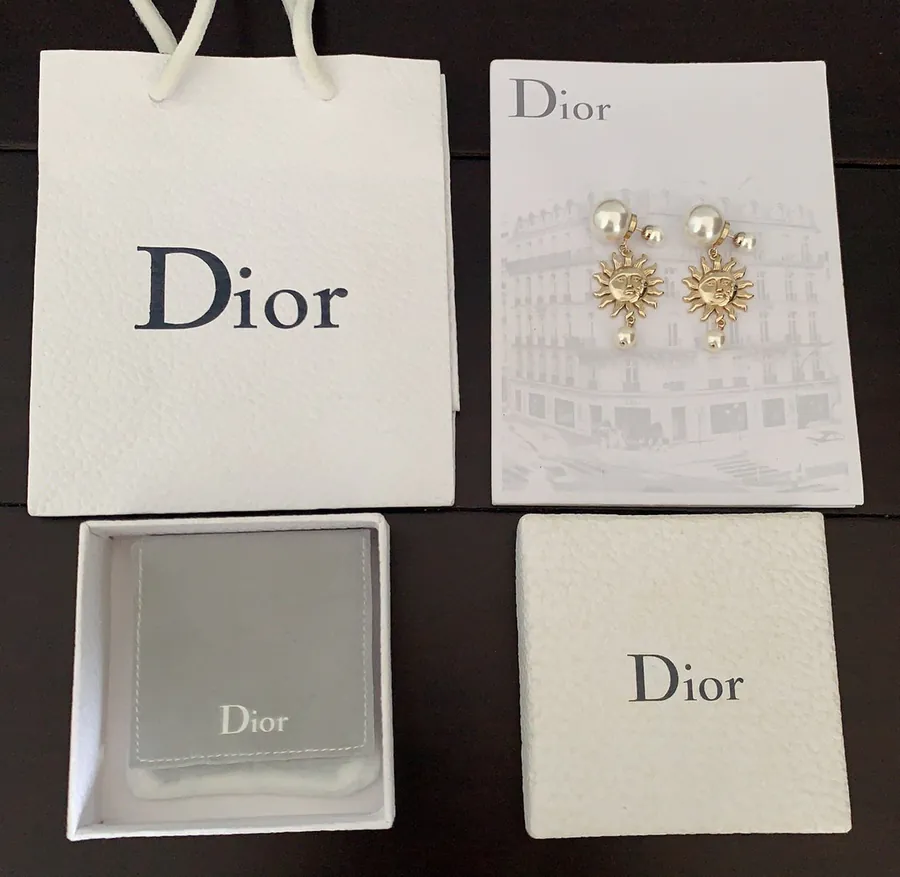D*or Latest Pearl Smile Earrings