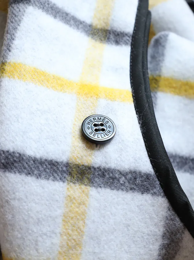 H Family Double Sided Wool Cape