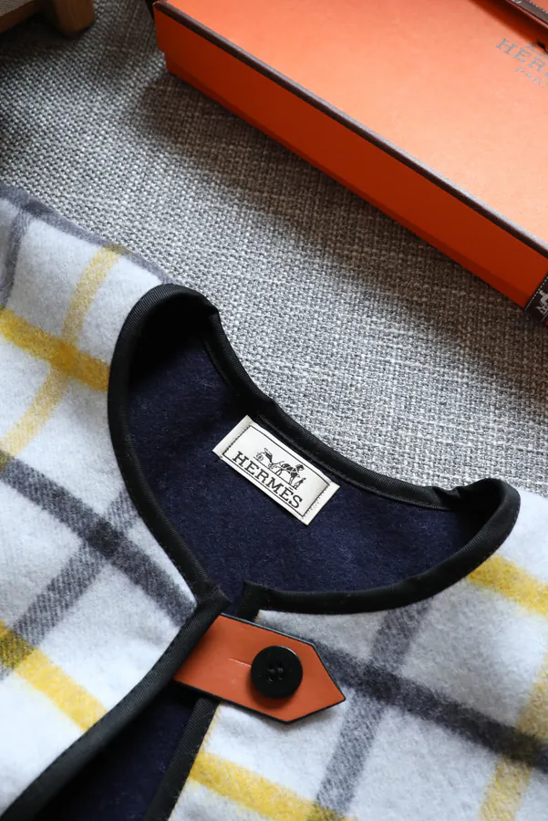 H Family Double Sided Wool Cape