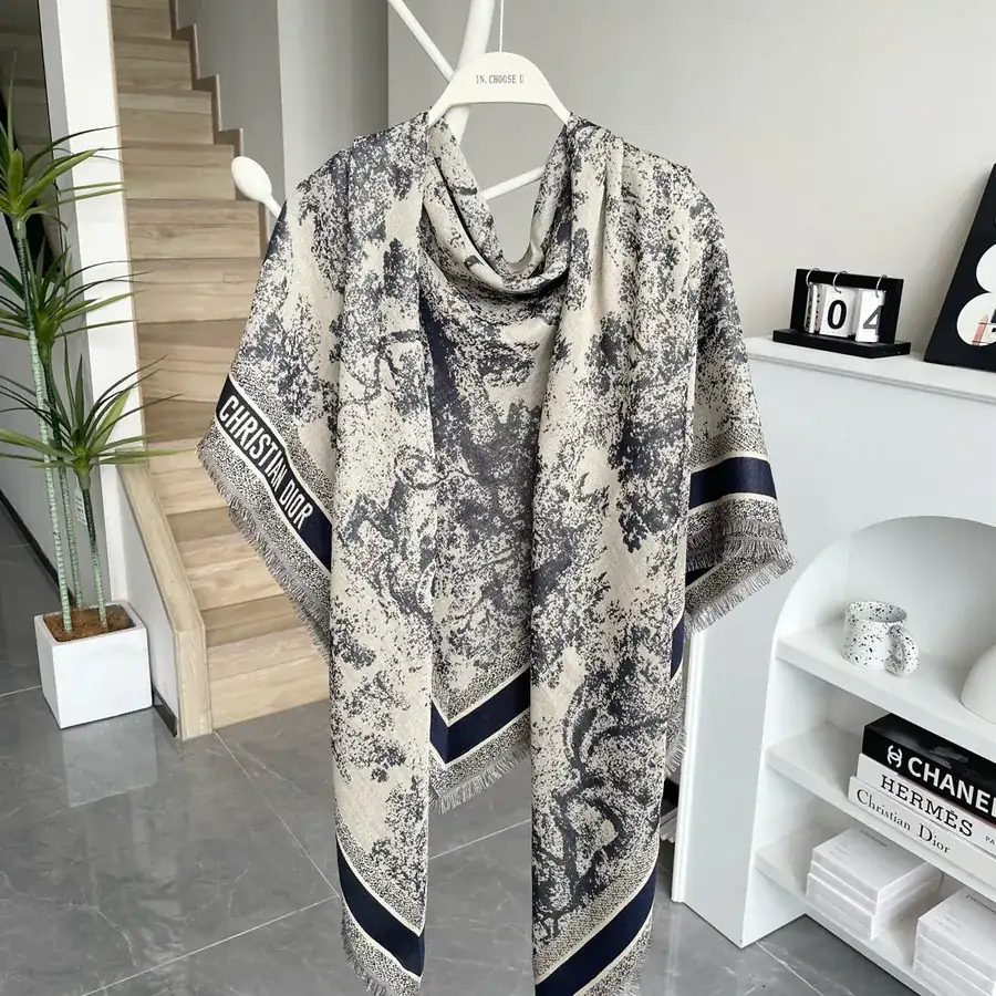 D Home Animal Print Scarf