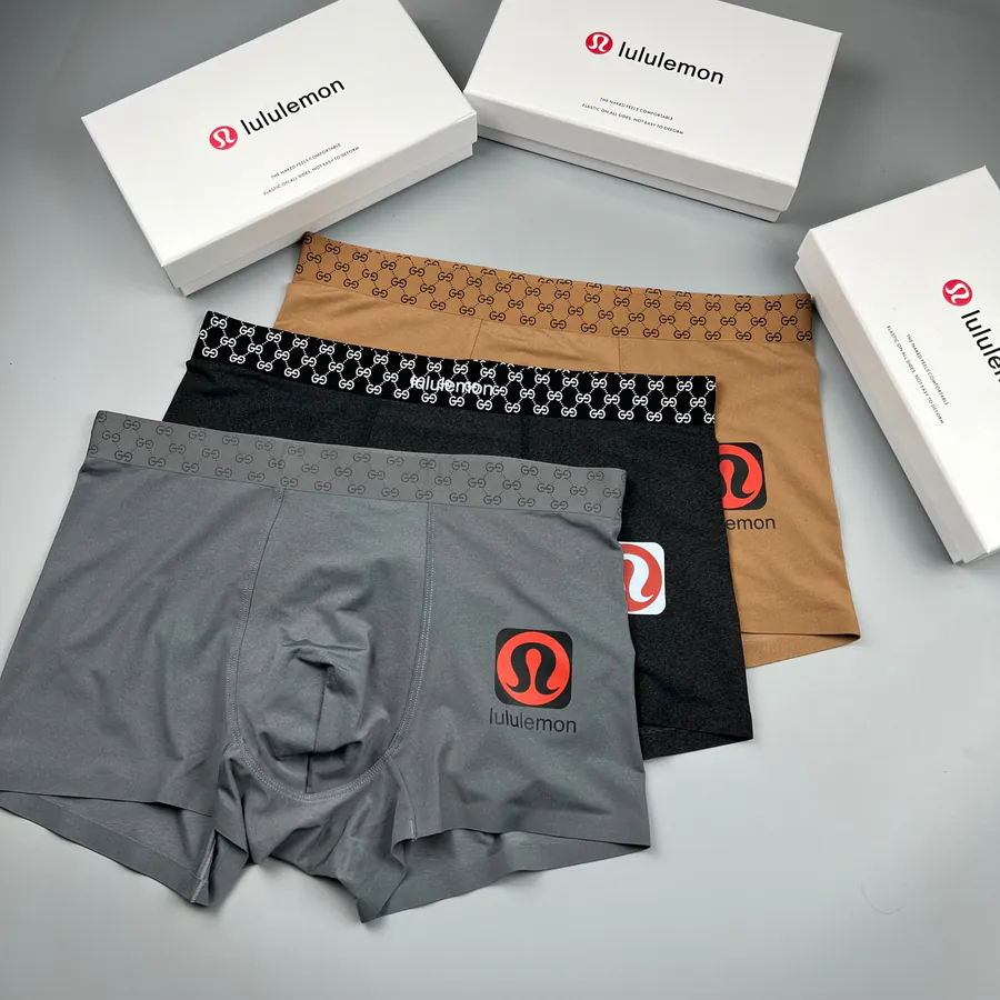 Lululemon Men's Premium Boxer Brief Set Lightweight and Breathable