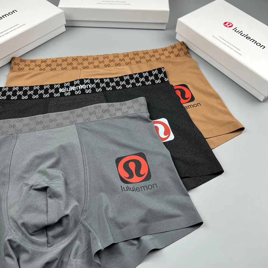 Lululemon Men's Premium Boxer Brief Set Lightweight and Breathable