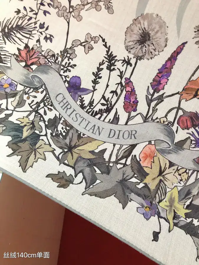 Original D Home 140cm Velvet Scarf with 4 Saisons Été Soleil Print