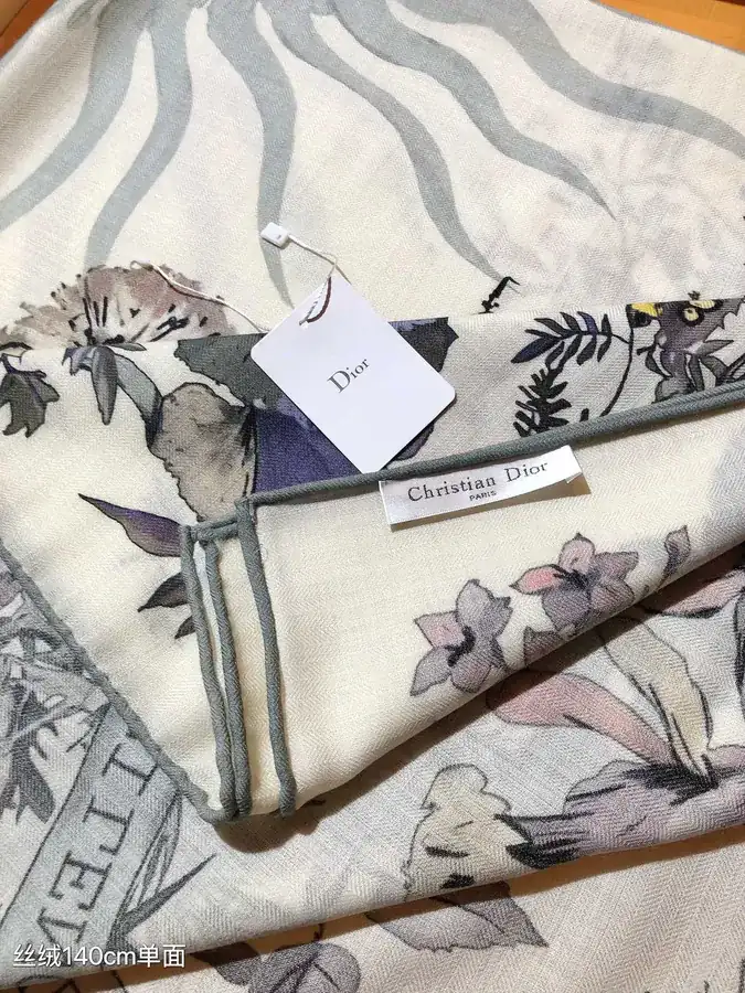 Original D Home 140cm Velvet Scarf with 4 Saisons Été Soleil Print