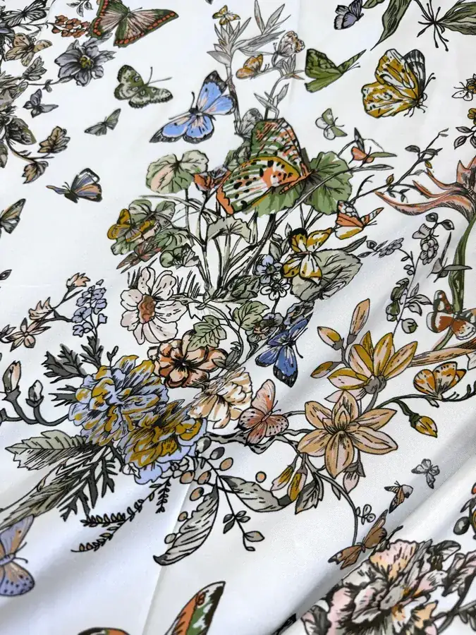 Mexico Flower Print Scarf