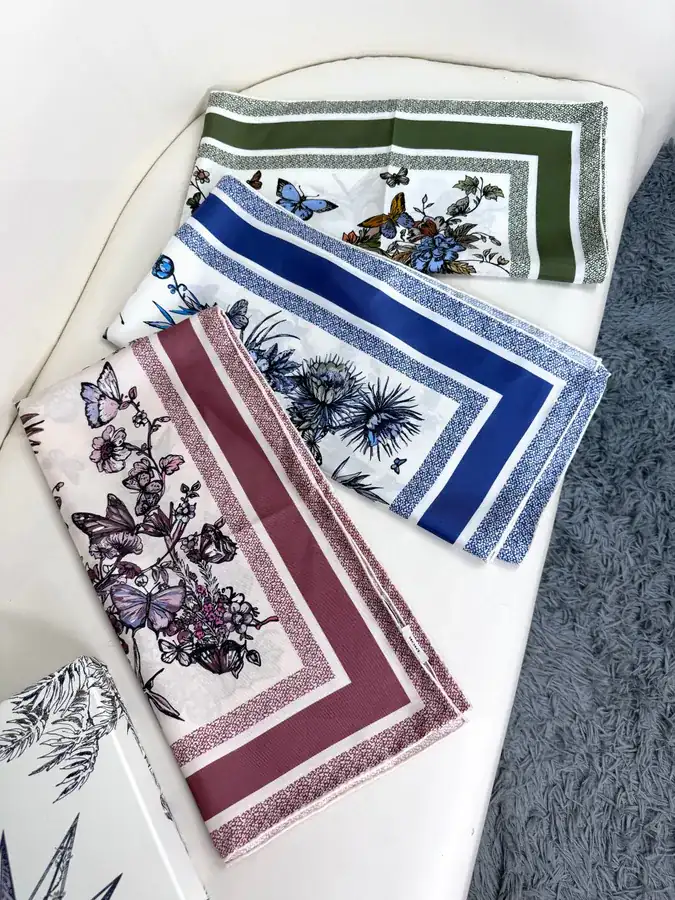 Mexico Flower Print Scarf