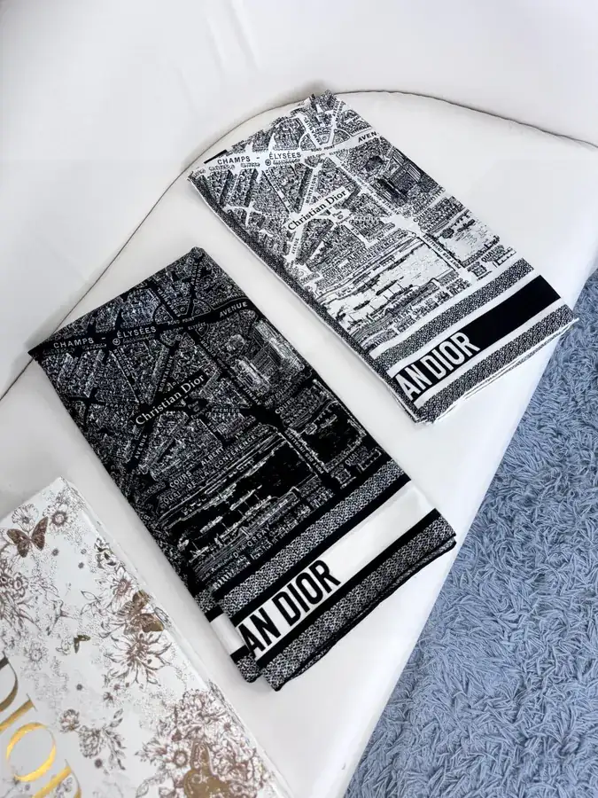 Paris Map Silk Scarf