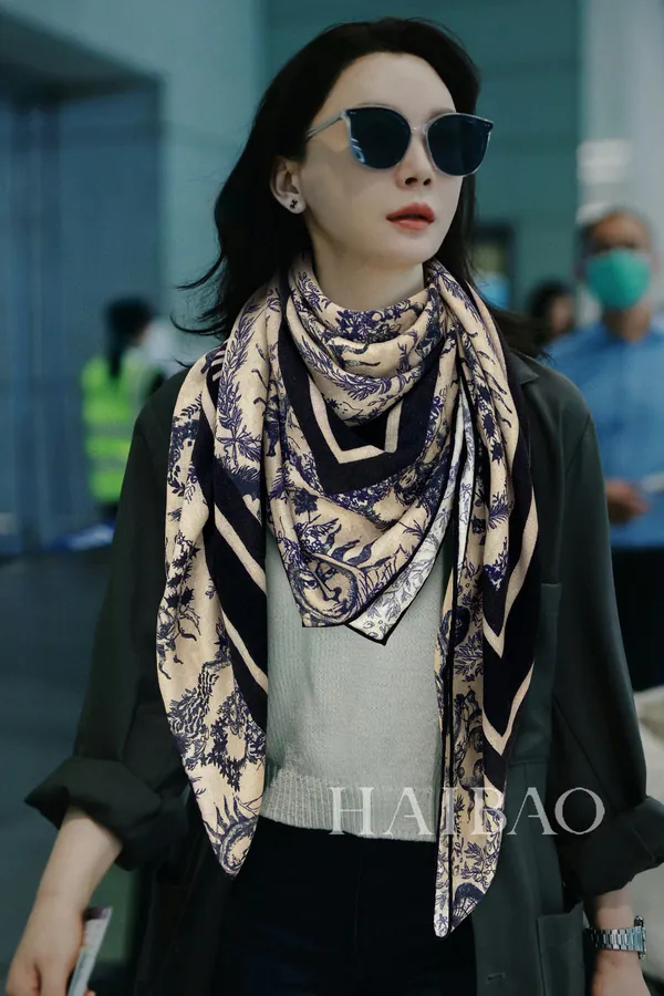 D Sun Goddess 140 Square Scarf Premium Quality