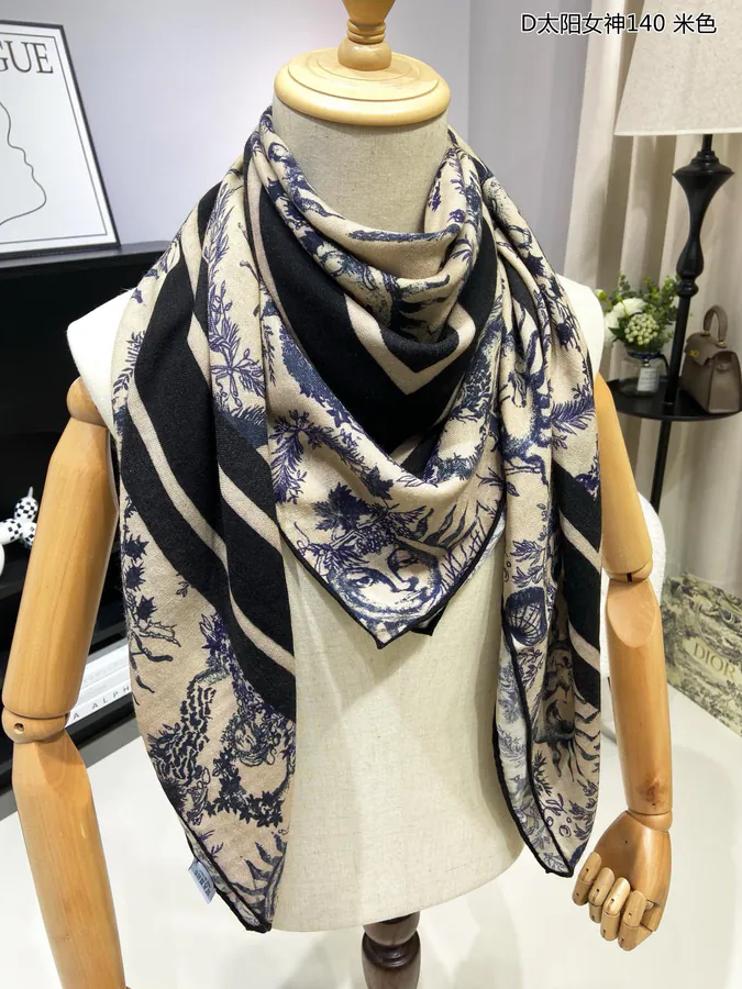 D Sun Goddess 140 Square Scarf Premium Quality