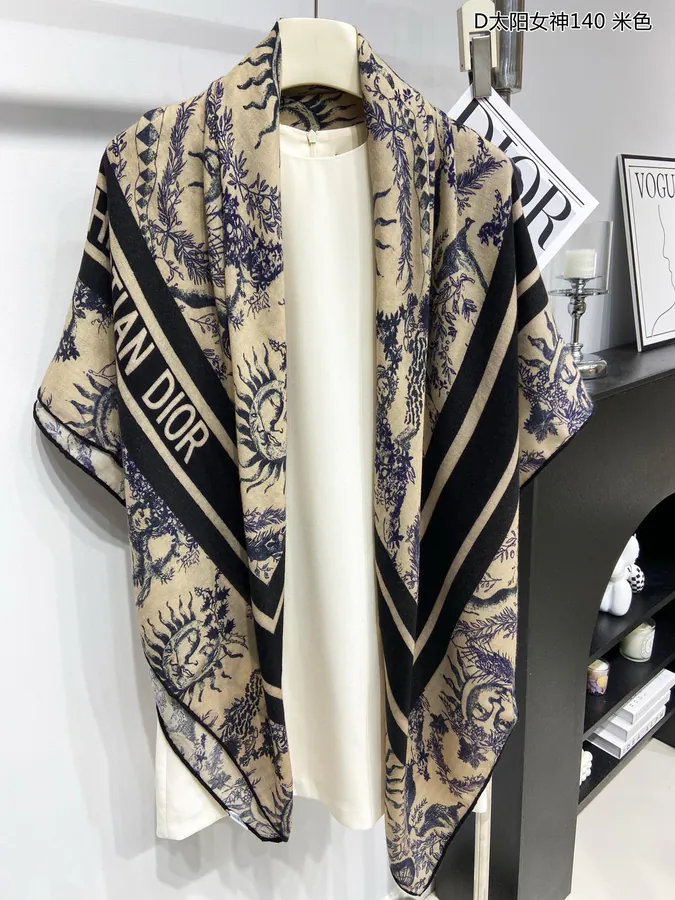 D Sun Goddess 140 Square Scarf Premium Quality