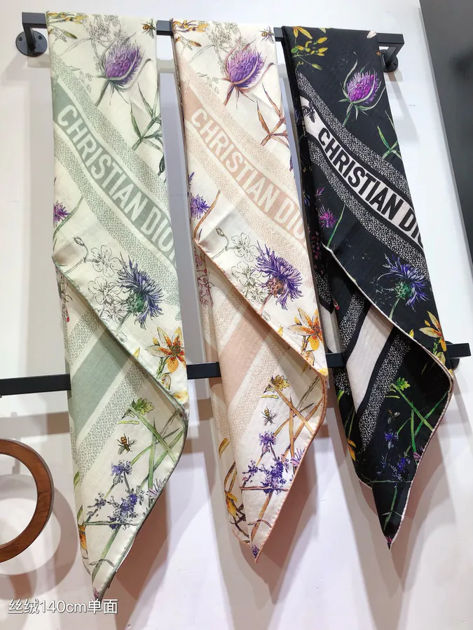 Original D Home 140cm Velvet Scarf Homage to the Love of Plants